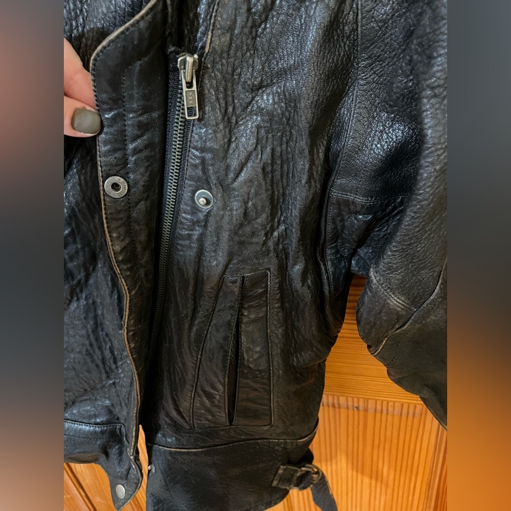 Marc Buchanan Pelle Pelle Vintage Animal Print 80’s Genuine Leather Jacket - Picture 16 of 16